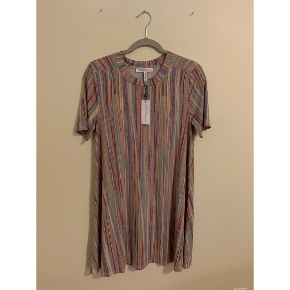 NWT BCBGeneration Stretchy Striped Dress